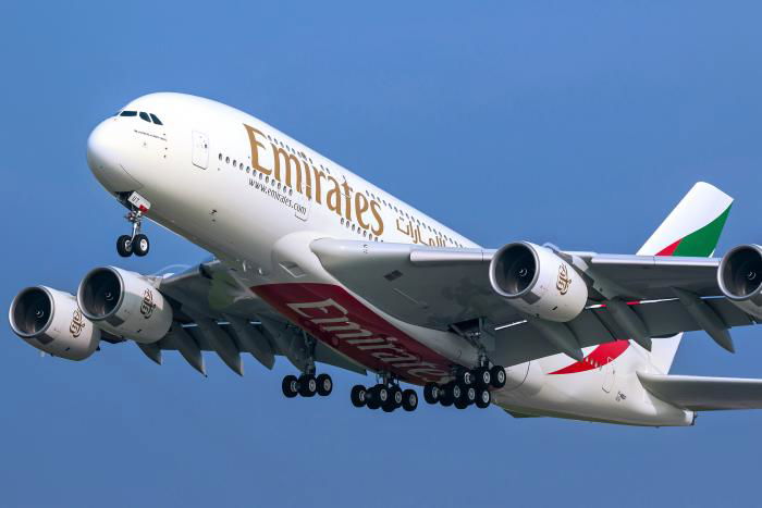 Emirates has the world's largest Airbus A380 fleet, which includes this example, A6-EUT (c/n 236)