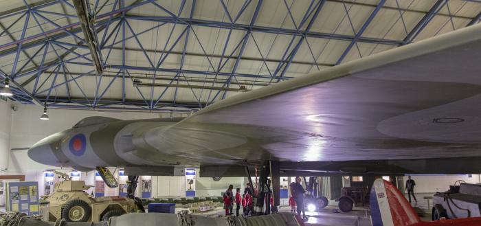 Inch perfect!  XL318 is by far the biggest aeroplane on show within Hendon’s Bomber Command Hall 