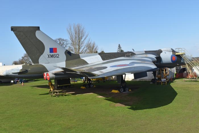 XM612 takes pride and place with in the wonderful City of Norwich Aviation Museum’s collection  