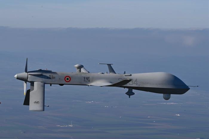 MQ-1C Predator plus performs its last flight in operational service with the Italian Air Force