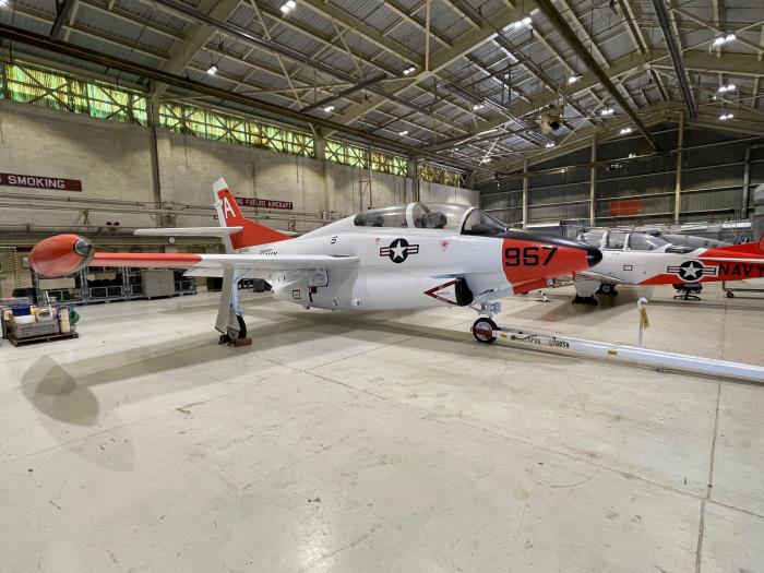 North American Rockwell T-2C Buckeye at the National Museum of Naval Aviation