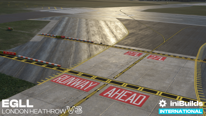 Heathrow V3 features upgraded ground markings.