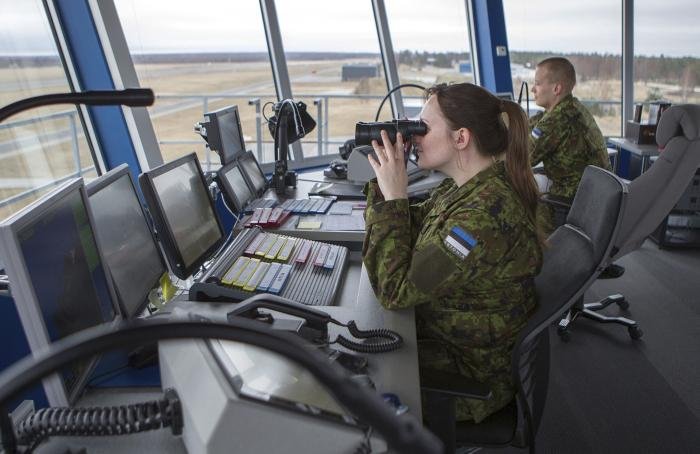 The Estonian Air Force has an air base in Ämari that is constantly updated to accommodate aircraft from NATO countries. This picture shows the base’s control tower.