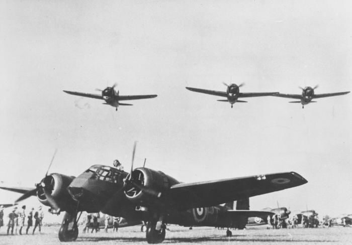 62 Squadron at RAF Tengah, ready to move to Alor Star, February 1941. This aircraft was flown by Scarf on 9 December 1941.