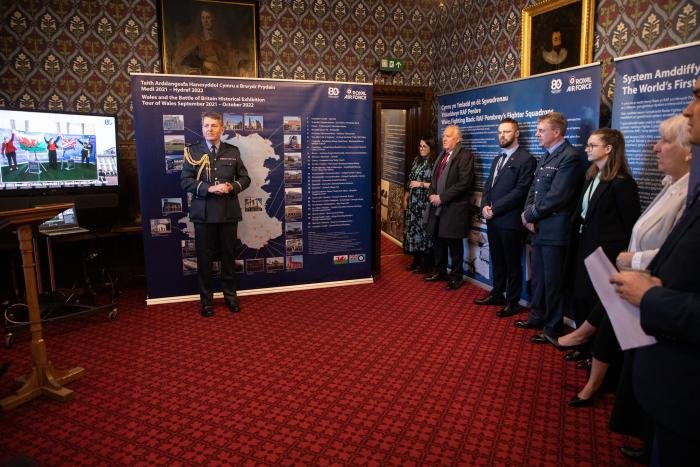 The Wales and the Battle of Britain exhibition reaches the Houses of Parliament on January 11