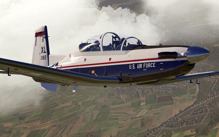 AOA Simulations' T-6A Texan II for X-Plane 11.