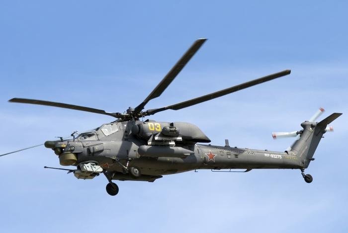 Mil Mi-28 attack helicopters provided close air support for VDV units on all fronts in the Ukraine war.