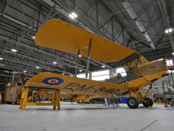 The Historic Army Aircraft Flight's Tiger Moth EM840 is being transferred to the Hooton Park Trust