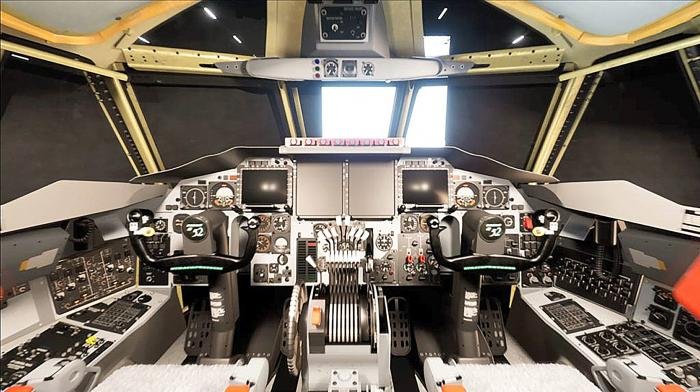 The new BUFF cockpit is digital heaven for flight crews.