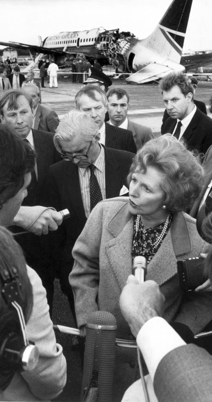 Prime Minister Margaret Thatcher visited the site of the accident to pay her respects and meet those involved in the rescue effort