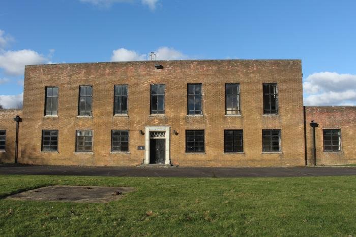 A recent view of the Station Headquarters building at the former RAF West Raynham
