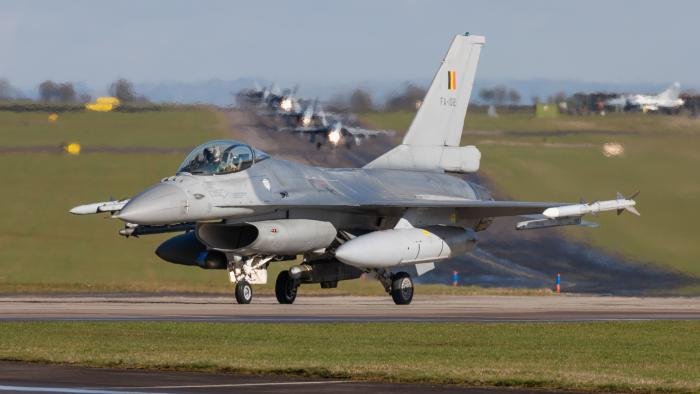 RAF  Waddington - Belgian Defence - Air Component F-16AM (MLU) FA-102 March 7