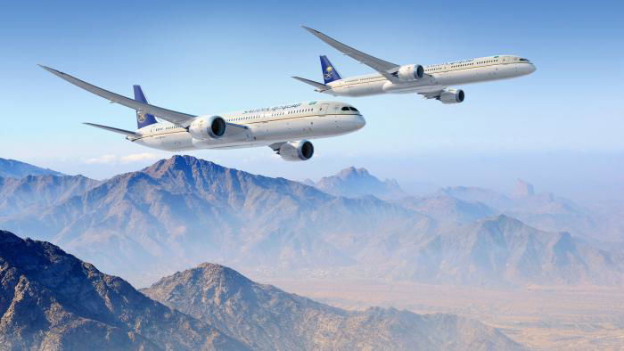 The bumper Boeing deal includes up to 49 787-9 and -10 Dreamliners for Saudia