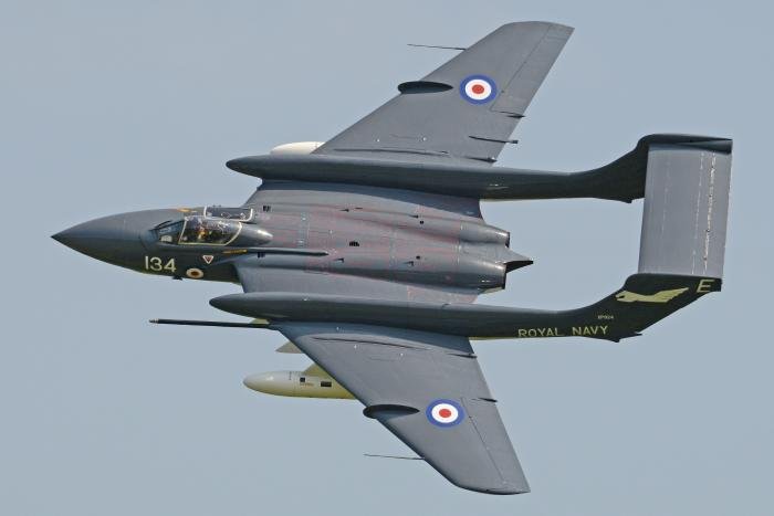 ‘Foxy Lady’ was the last example of a Sea Vixen to fly