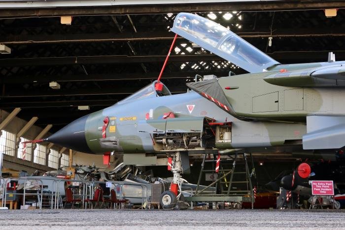 Panavia Tornado GR.1T ZA319  awaits ‘her’ unveiling on March 17, 2023