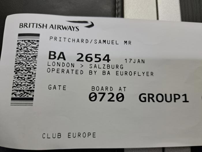 british airways boarding pass