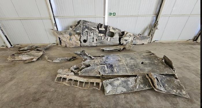 The rear fuselage of the Bf 109 F, with the ‘Black 11’ markings of Unteroffizier Hans Pilz’s II./JG 3 aeroplane still intact.
