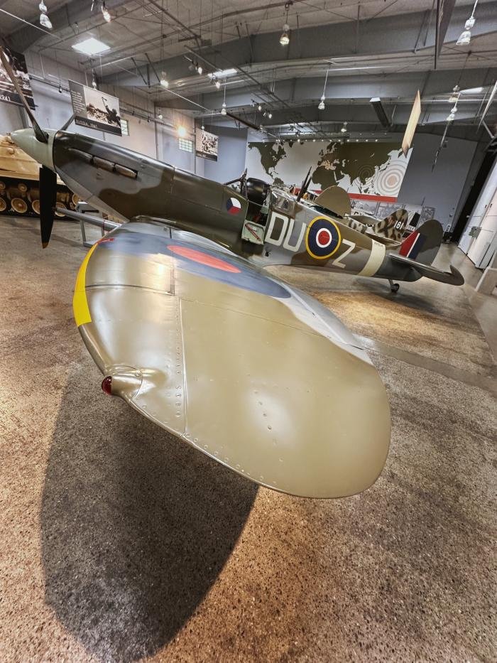 Spitfire V AR614 is among the FHCAM's outstanding collection of wartime fighters.