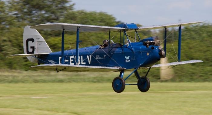 Old Warden is, of course, home to the world's oldest airworthy Moth, the Shuttleworth-owned DH60 G-EBLV.