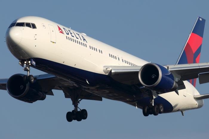 The incident involved a Delta Air Lines Boeing 767-300ER.