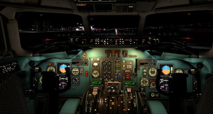 The new version features updated high-resolution cockpit displays.