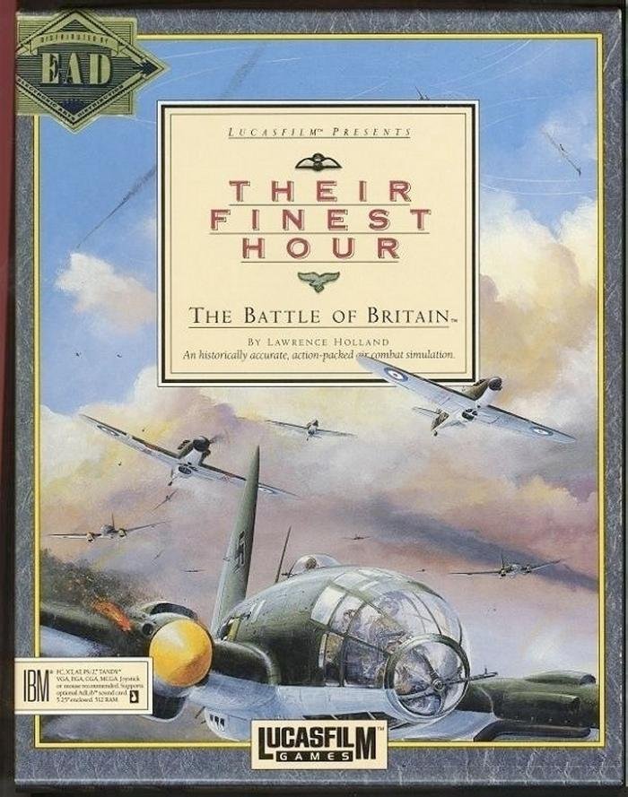 Their Finest Hour (Battle of Britain), released in 1989 by LucasFilm Games, sported the first ever dynamic campaign system.