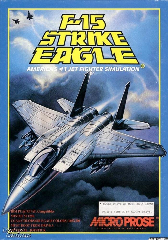 The Strike Eagle line was released by released by MicroProse for the as a port for the PC in 1985.