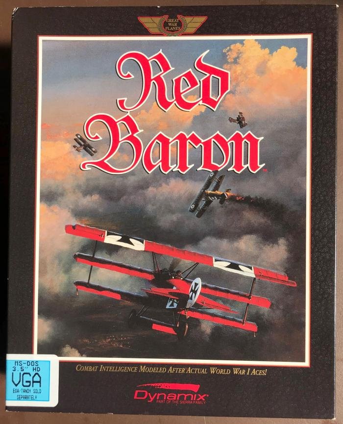 The award-winning Red Baron, released by Dynamix in 1990.