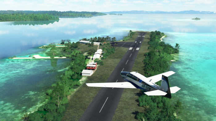 Nusatupe Airport in the Solomon Islands.