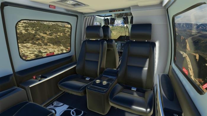 The passenger cabin is accurately modelled.