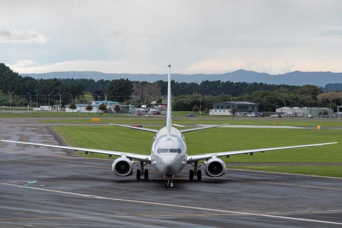The RNZAF's third P-8A Poseidon (serial NZ4803) arrives at RNZAF Base Ohakea after completing its delivery flight from Boeing Field in Seattle, Washington, on May 19, 2023.