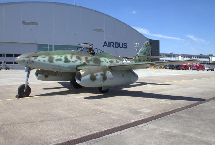 D-IMTT is one of five airworthy Me 262 replicas built in the United States, but the only example flying in Europe