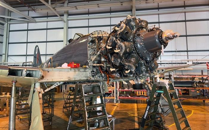 The Bristol Centaurus fitted to Sea Fury FB11 VR930 is now to be removed, and a Pratt & Whitney R-2800 substituted for better reliability.