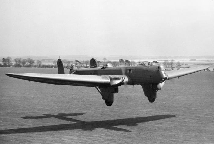 With dual controls fitted, this Hendon is probably K5092, taking off from Marham in May 1938.