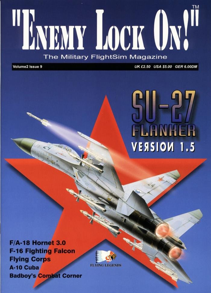 The front cover of Enemy Lock magazine from 1996.
