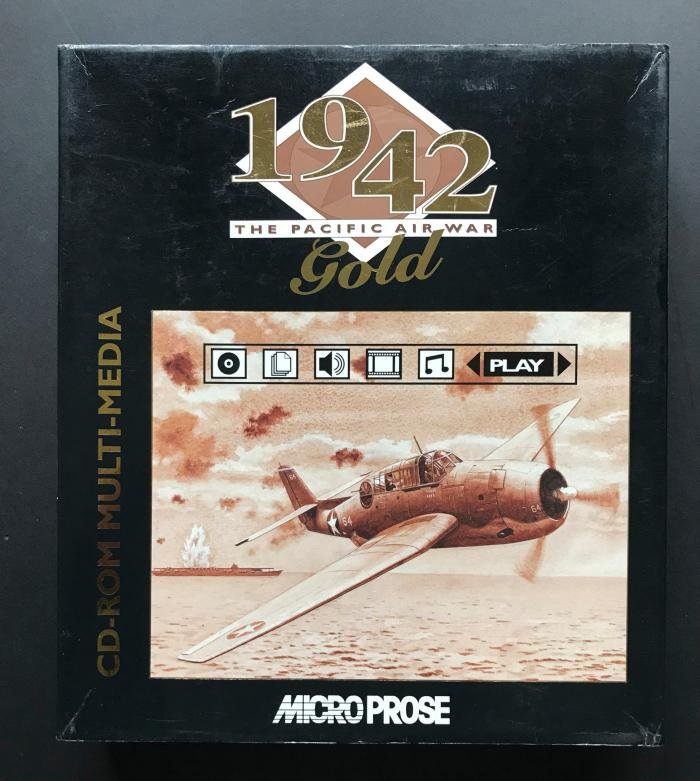 The Box-art for MicroProse’s 1942: The Pacific Air War – Gold Edition.