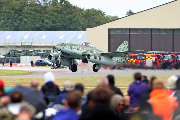 Did you see the Messerschmitt Me 262 during its UK tour