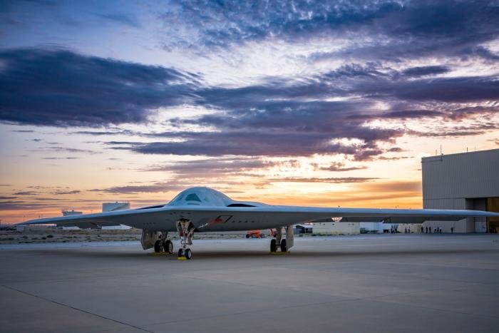 The first B-21 Raider prototype has marked a major milestone in its ongoing ground test program with the start of engine runs at Northrop Grumman’s facility in Palmdale, California.
