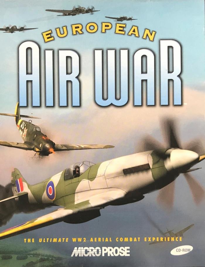 The box artwork for MicroProse’s European Air War.