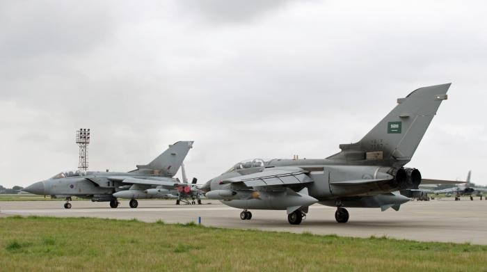 The Royal Saudi Air Force has watched with interest how the RAF has developed the tactics and capabilities of its Tornados.  Much of the upgrade work undertaken on Saudi IDSs is similar to that applied to the GR4s.  Tornados from both countries flew together from RAF Coningsby during Exercise Saudi-British Green Flag in September 2013.