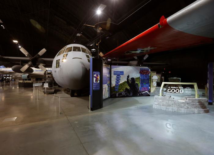 USAF humanitarian role inspires award-winning exhibit