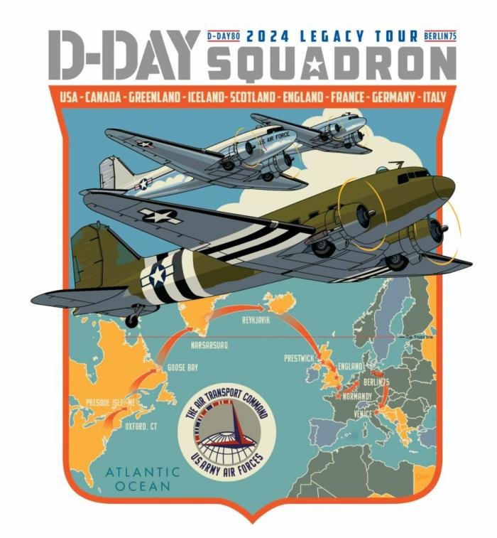 The D-Day Squadron will head for the UK in May 2024