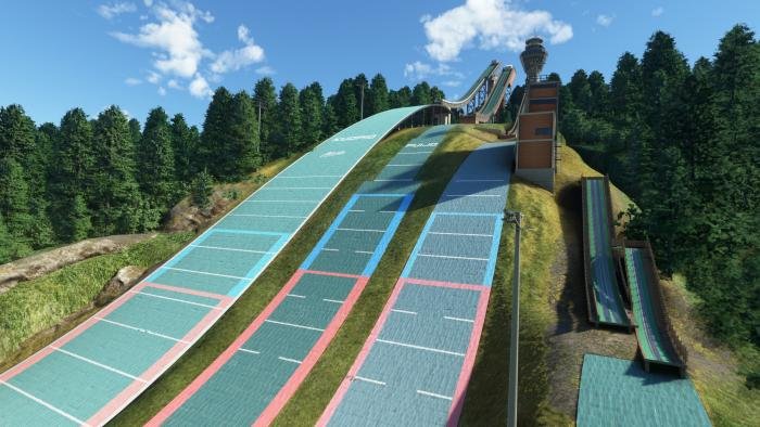 Puijo tower and the spectacular ski jumping hills are located in Finland.