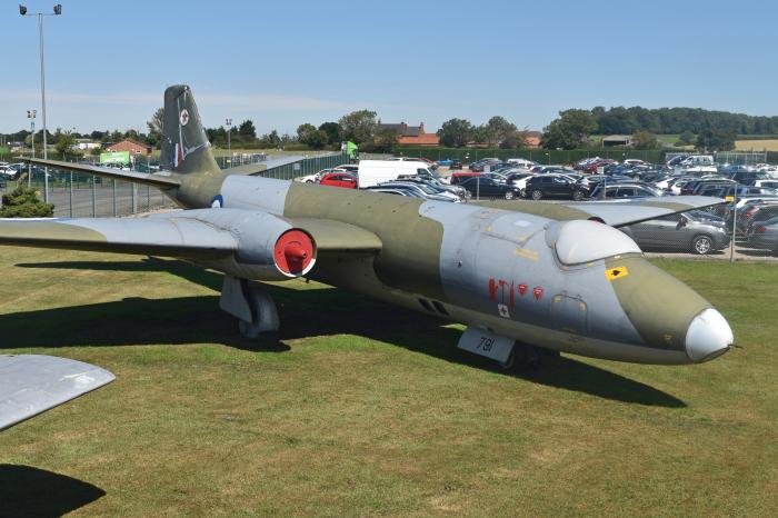 English Electric Canberra PR.7 WH791, seen here in 2020, will be scrapped in situ at Newark