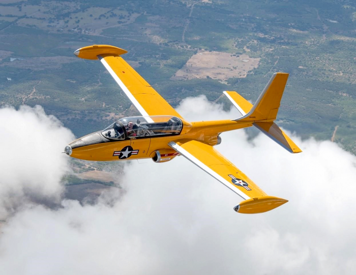Temco TT-1 Pinto N4486L joined the CAF at its new home of General Dewitt Spain Airport in Memphis on November 3, 2023