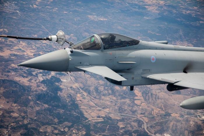 In addition to CAPs in northeast Europe, a Voyager based at RAF Akrotiri has been supporting Typhoons on CAP close to the Black Sea. In mid-2022, the RAF had Typhoons based at Mihail Kogalniceanu, as part of Operation Biloxi to support Romania and Bulgaria