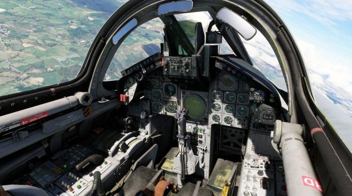 Both the pilot and WSO cockpits are accurately modelled.
