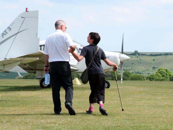 Aerobility flying training opportunities for disabled people will be available at Cornwall Airport Newquay in August 2024.