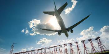 Heathrow Airport aircraft landing