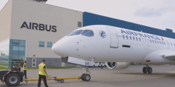Air France’s first A220 rolls out paint shop 